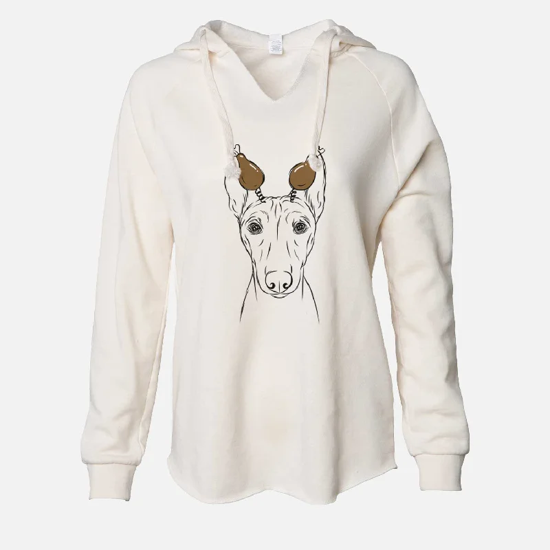 Thanksgiving Bonsai the Basenji - Cali Wave Hooded Sweatshirt Hoodie with Hem Lace Feminine Delicate Thanksgiving Bonsai the Basenji - Cali Wave Hooded Sweatshirt Hoodie with Hem Lace Feminine Delicate