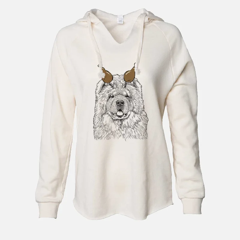 Thanksgiving Baloo the Chow Chow - Cali Wave Hooded Sweatshirt Hoodie with Reflective Safety Nightwear
