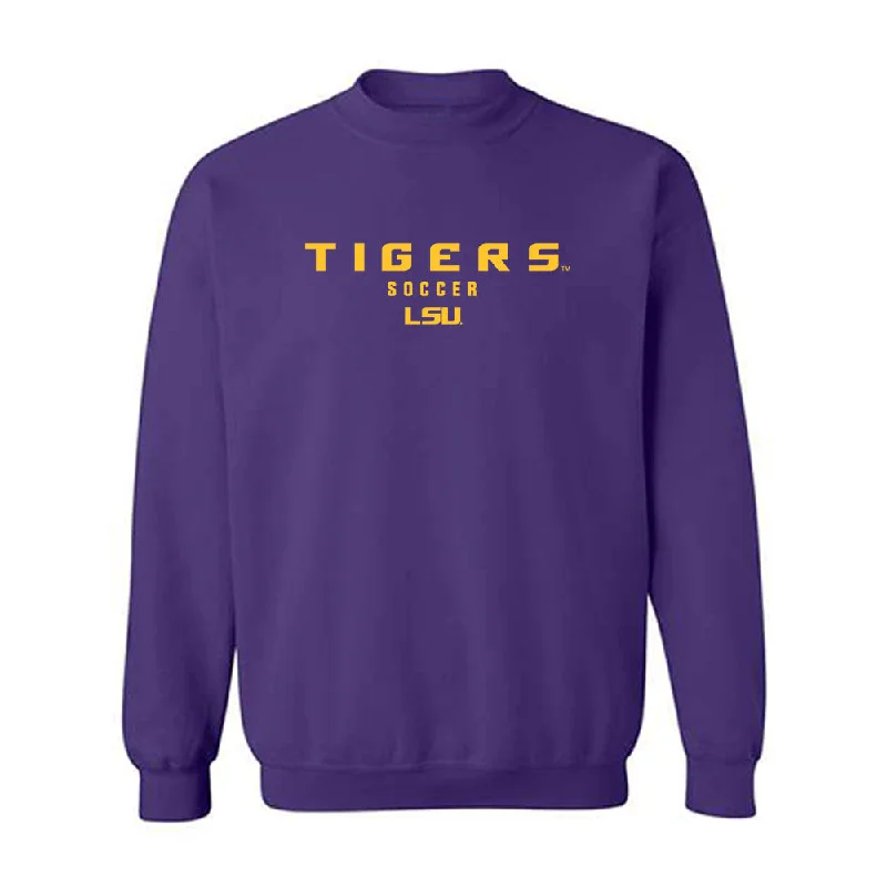 LSU - NCAA Women's Soccer : Jazmin Ferguson - Classic Shersey Crewneck Sweatshirt Hoodie with Hood Adjustable Protection