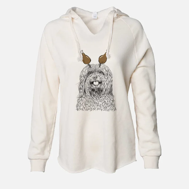 Thanksgiving Annie the Mixed Breed - Cali Wave Hooded Sweatshirt Hoodie with Patch Decorative Personalized