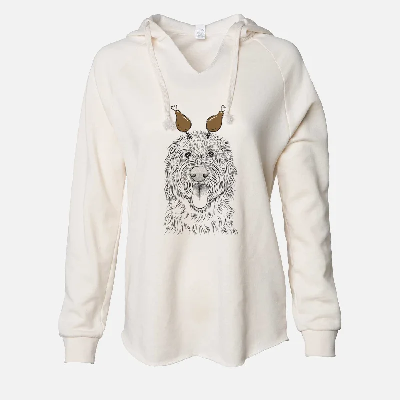 Thanksgiving Bennett the Doodle - Cali Wave Hooded Sweatshirt Hoodie with Drawstring Waist Adjustable Fitted