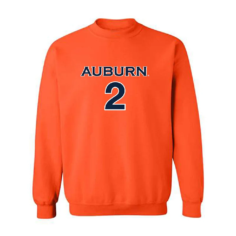 Auburn - NCAA Women's Soccer : Madeline Stoddard - Replica Shersey Crewneck Sweatshirt Hoodie with Elastic Cuffs Stretchable Comfortable