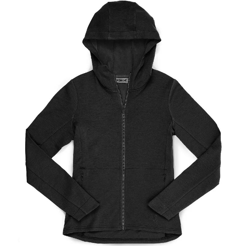 Zip-Hoodie Para Mujer Merino Cobra 2.0 Chrome Industries Hoodie with Hem Embroidery Detailed Premium