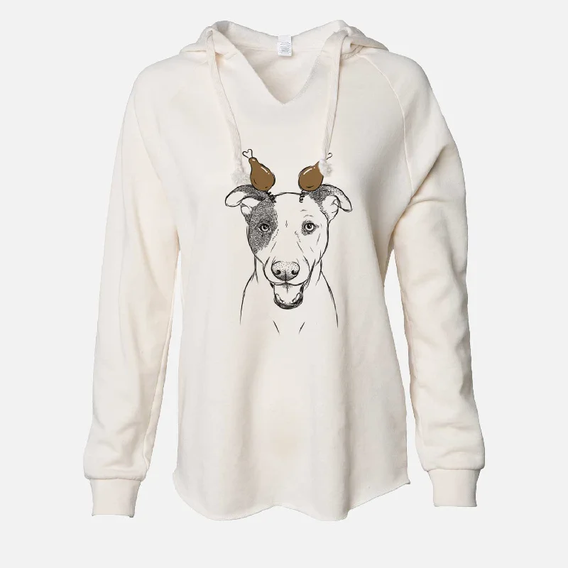 Thanksgiving Bucky the Mixed Breed - Cali Wave Hooded Sweatshirt Hoodie with Full-Zip Functional Layering Thanksgiving Bucky the Mixed Breed - Cali Wave Hooded Sweatshirt Hoodie with Full-Zip Functional Layering