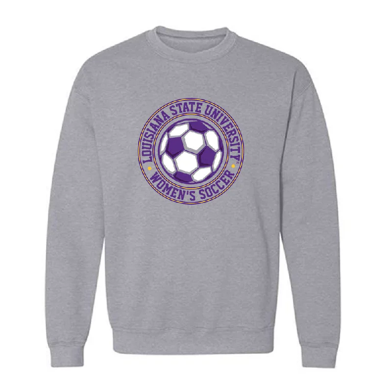 LSU - NCAA Women's Soccer : Morgan Witz - Generic Shersey Crewneck Sweatshirt Hoodie with Belted Waist Structured Tailored
