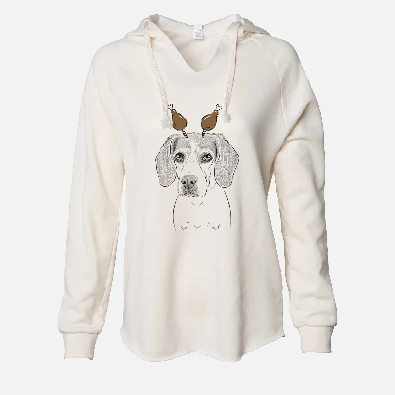 Thanksgiving Bumbee the Beagle - Cali Wave Hooded Sweatshirt Hoodie with Hidden Zipper Minimalist Clean Thanksgiving Bumbee the Beagle - Cali Wave Hooded Sweatshirt Hoodie with Hidden Zipper Minimalist Clean