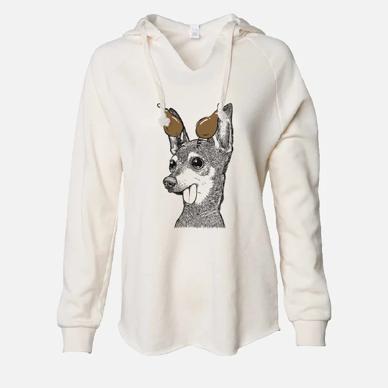 Thanksgiving Aaron the Chihuahua - Cali Wave Hooded Sweatshirt Hoodie with Slim Fit Tailored Modern