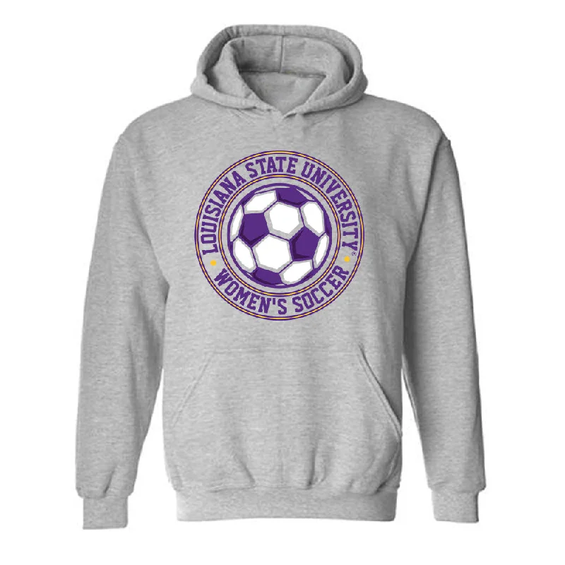 LSU - NCAA Women's Soccer : Morgan Witz - Generic Shersey Hooded Sweatshirt Hoodie with Pocket Utility Practical