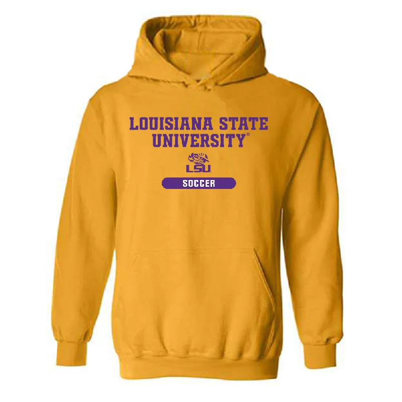 LSU - NCAA Women's Soccer : Jazmin Ferguson - Classic Shersey Hooded Sweatshirt Hoodie with Illustration Artistic Creative