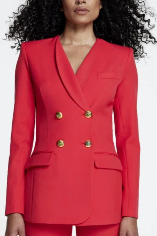 Smythe - Collarless DB Blazer - PS25008 Women's Luxury Jacket
