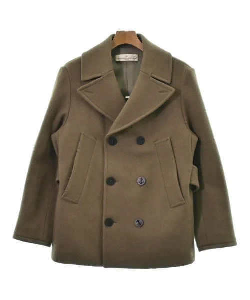 GOLDEN GOOSE Pea Coats Solid Print Jacquard