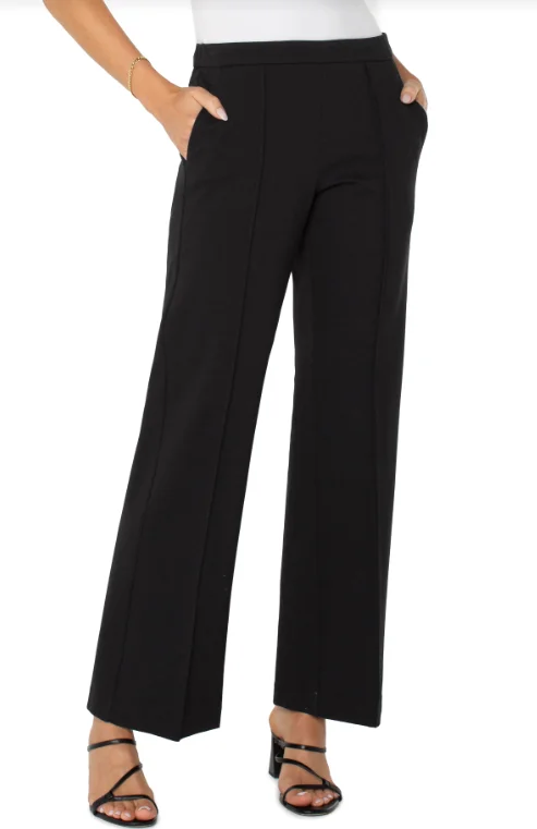 Pull On Wide Leg Trouser Trousers Print Floral