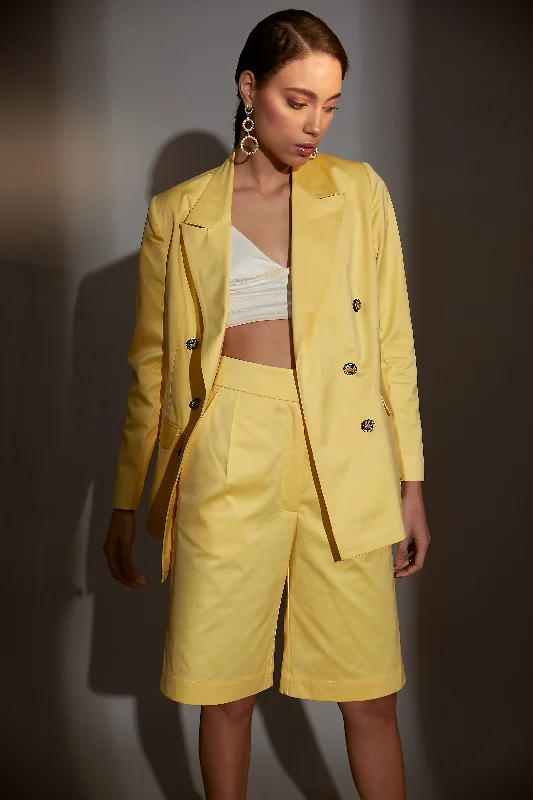 Canary Blazer and Shorts Women's Unique Blazer
