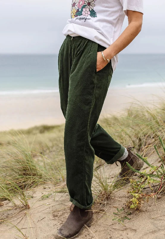 Compass Recycled Corduroy Trouser Trousers Formal Black