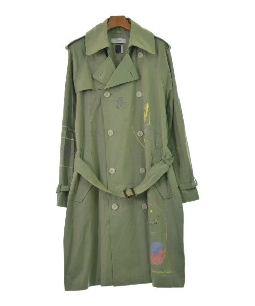 FACETASM Trench coats Off-the-Shoulder Jacket Double-Breasted Coat Single-Breasted Coat