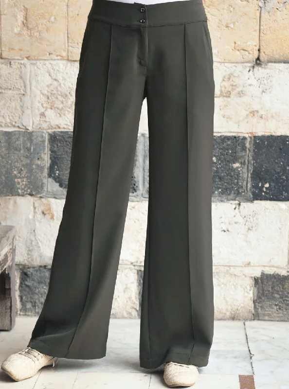 Pintucked Formal Trousers Trousers Hiking Durable