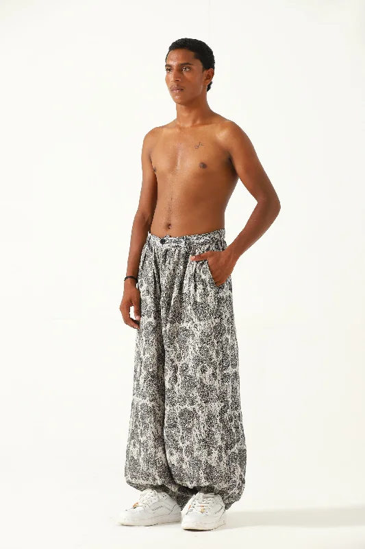 "DELHI"  HANDWOVEN JACQAURD TROUSERS Trousers Bridal Satin