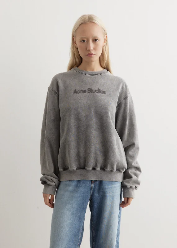 Franziska Blurred Sweater Silk Blend Satin Velvet