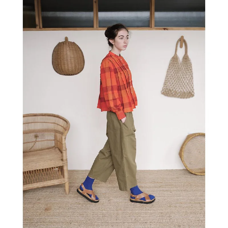 Sideline - Tilsy trousers - khaki Trousers Palazzo Wide Leg
