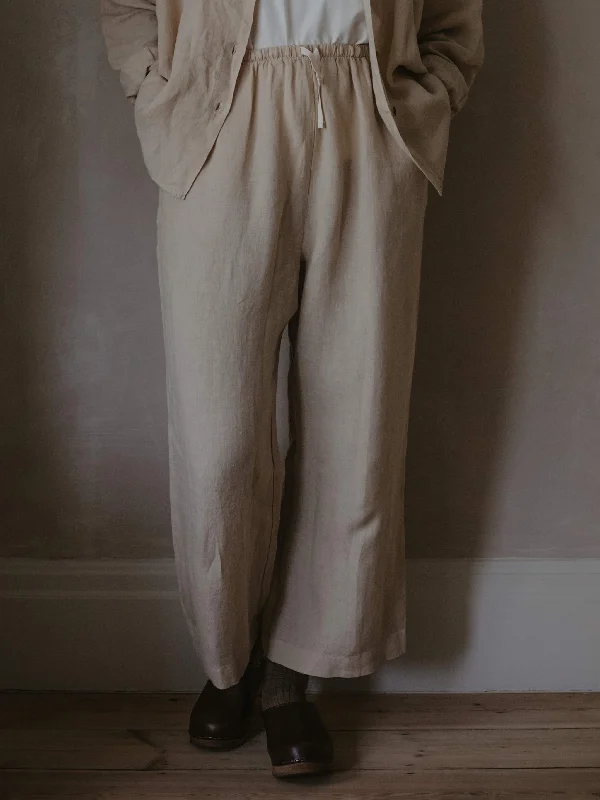 The Linen Trouser - Women's Chinos Cotton Straight Leg