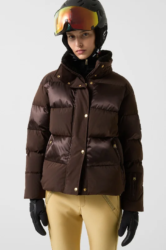 Naja Down Ski Jacket Nylon Fabric Polyester Fabric Spandex Fabric