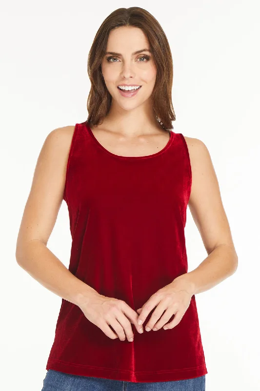 Scarlet Velvet Tank lime green tank