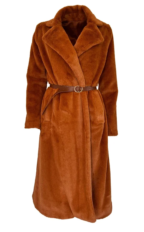 Plush Trench Coat Stole Shawl Scarf