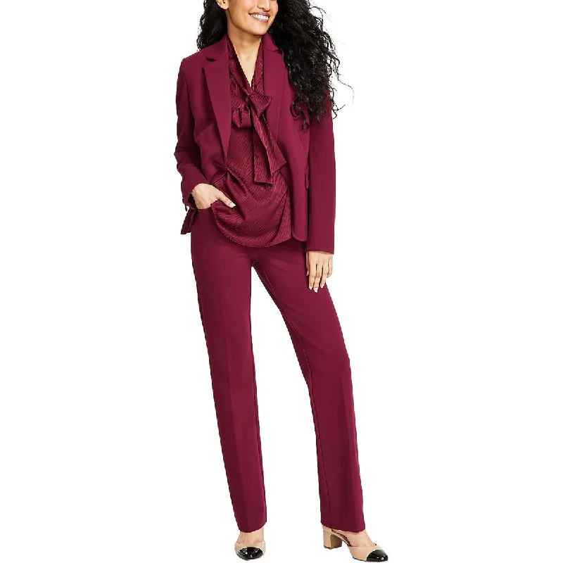 Anne Klein Womens Dressy Office Wear One-Button Blazer Women's Casual Suit