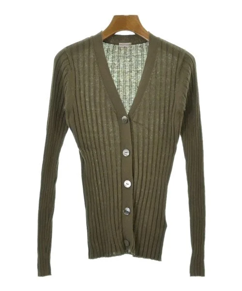 DRESSTERIOR Cardigans Notch Collar Peter Pan Collar Cowl Neck