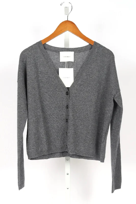 Abby Cardigan - Graphite Velvet Chenille Corduroy