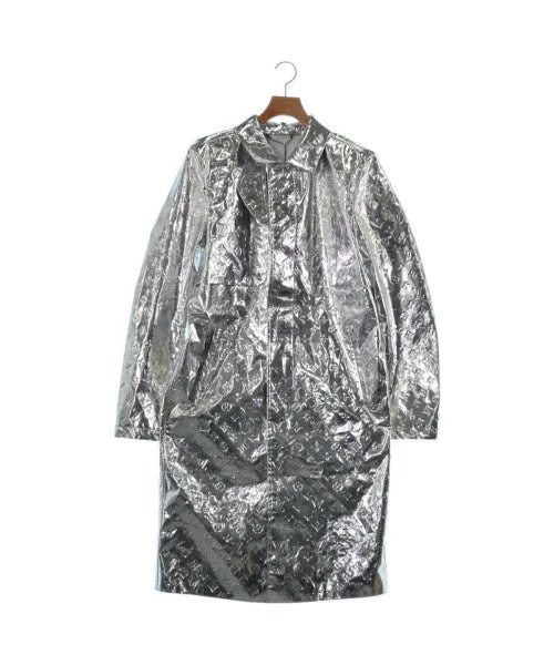 LOUIS VUITTON Soutien collar coats Hook-and-Loop Buckled Tied