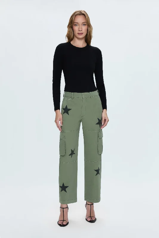 Addie High Rise Trouser - Royal Honor Trousers Floral Bohemian