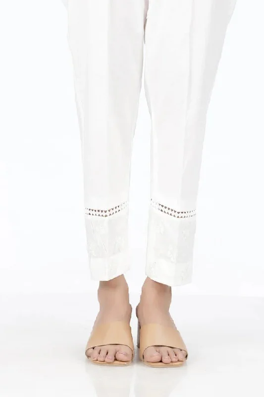 Lakhany 01 Piece Cambric Trousers LSM-T-2528-White Trousers Review Highly