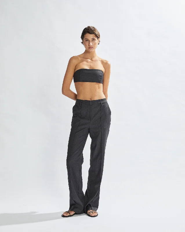 Benny Trousers Dark Grey Trousers Polka Dot Cute