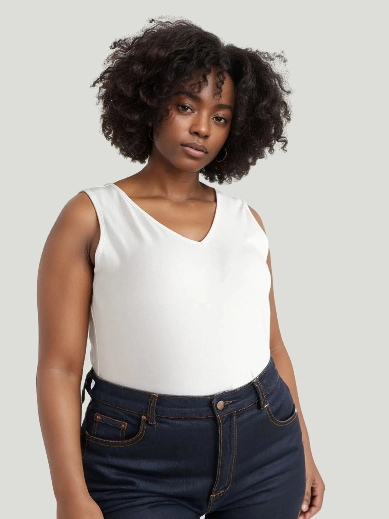 Universal Standard Double V Tank chic tank top