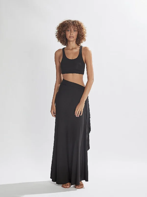 Stevie Tank Top Black turquoise tank top
