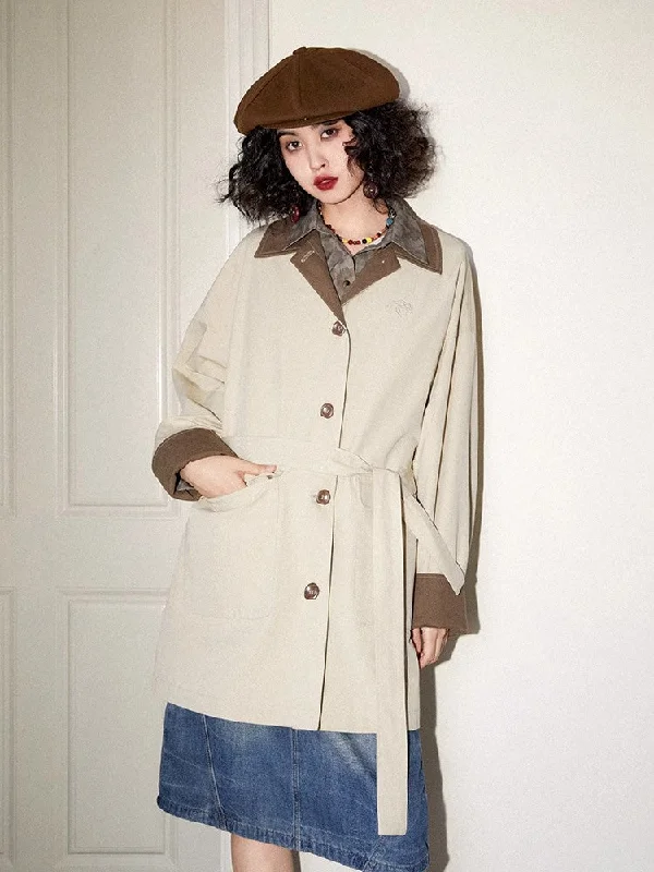 Loose casual coat【s0000009791】 Parka Anorak Hoodie