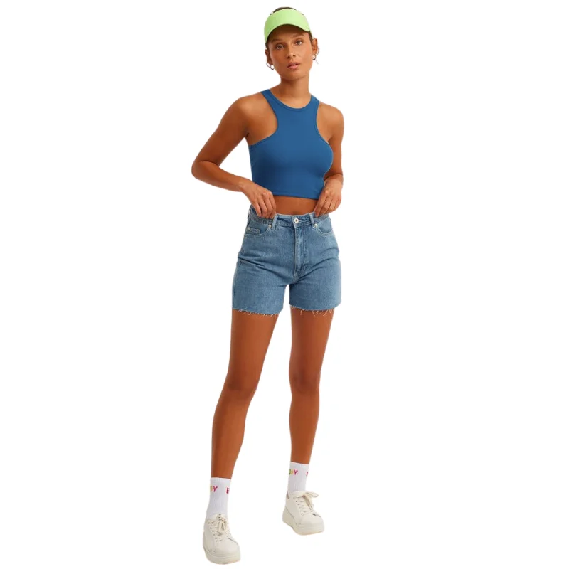 OXXO -Halter Neck Crop Tank Top slim fit tank