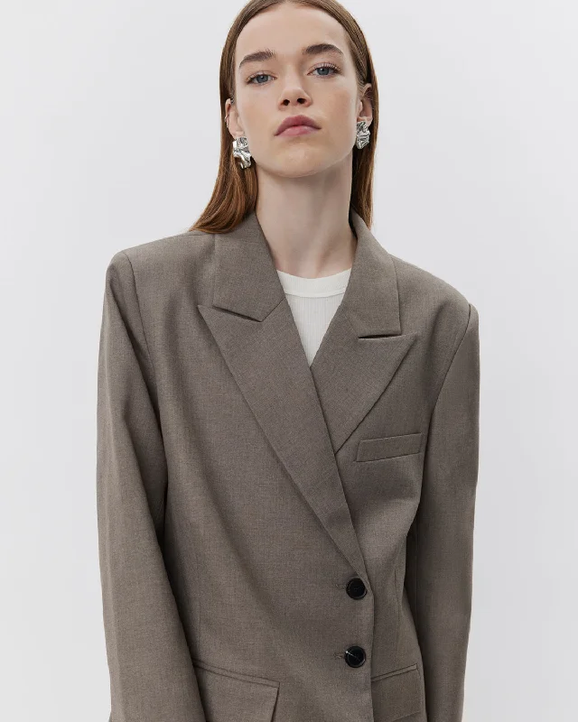 HARPERSW BLAZER - Warm Stone Women's High-End Blazer
