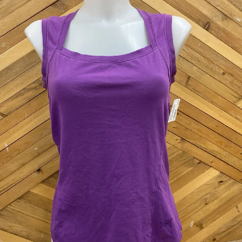 Arc'teryx - Women's Tank Top - MSRP $80: Purple-women-SM v-neck tank top