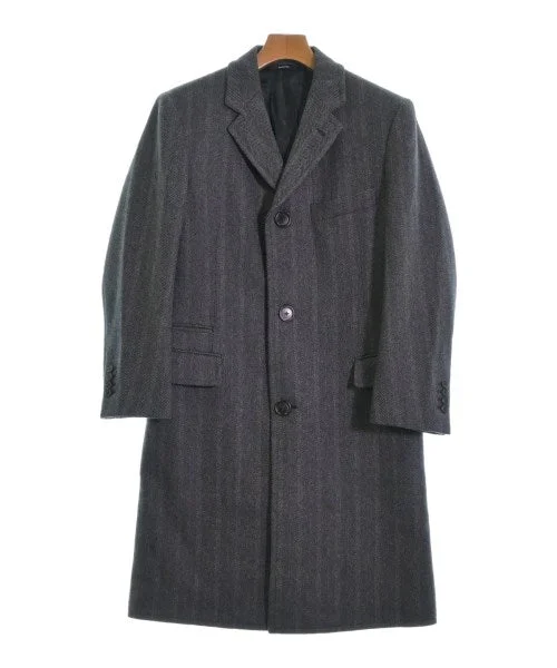 HERMES Chesterfield coats Mesh Canvas Denim