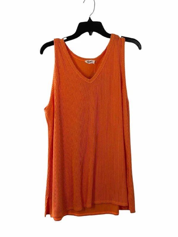 Blumin Apparel Size 3XL Orange Tank Top stylish tank top