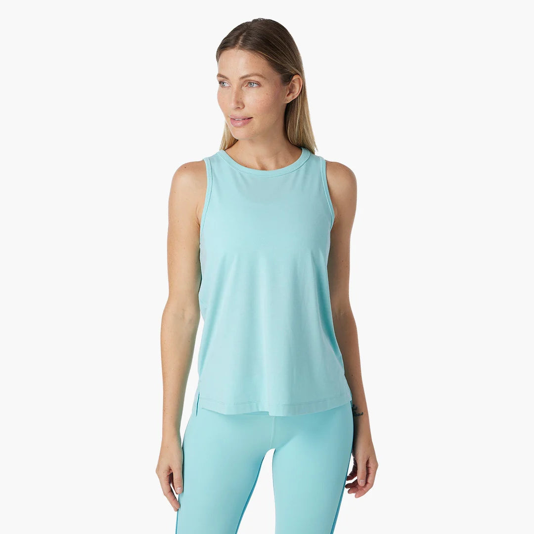 Fair Harbor - The Seabreeze Tank - Antigua Sand mesh tank top
