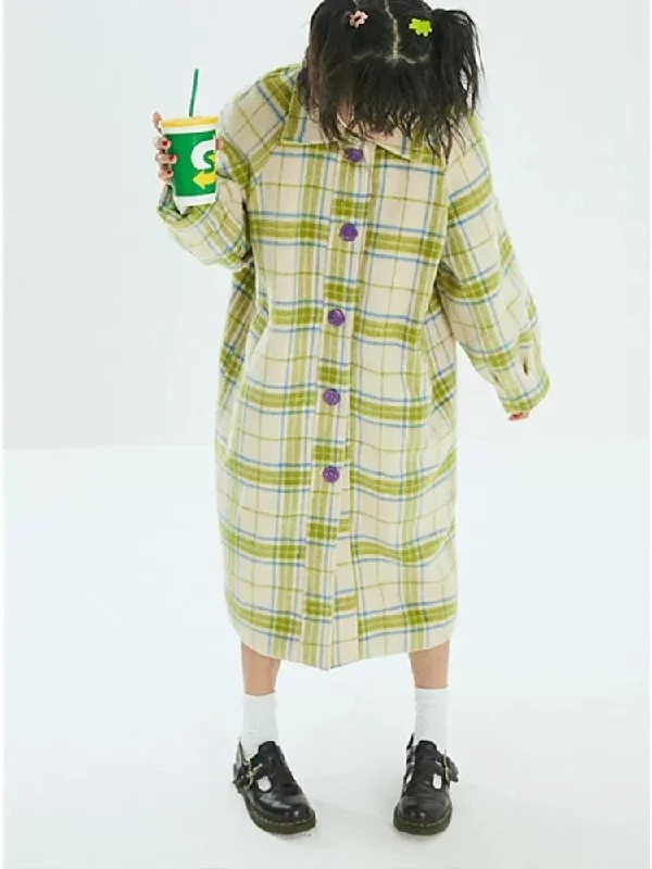 Long Sandwich Warm Tweed Coat【s0000006236】 Appliqued Beaded Sequined
