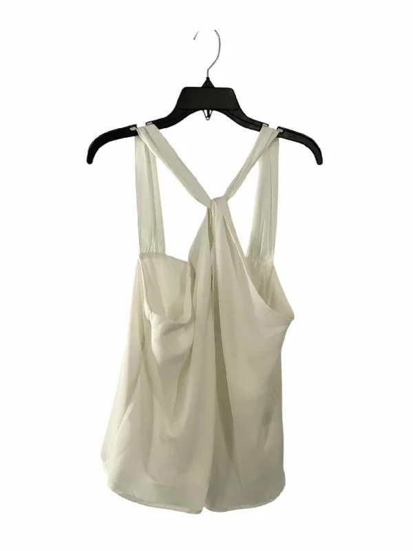 Banana Republic Size L White Tank Top graphic tank top