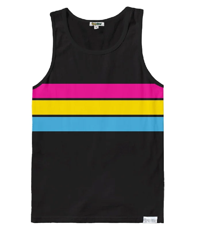 Pan Pride Flag Tank Top comfortable tank top