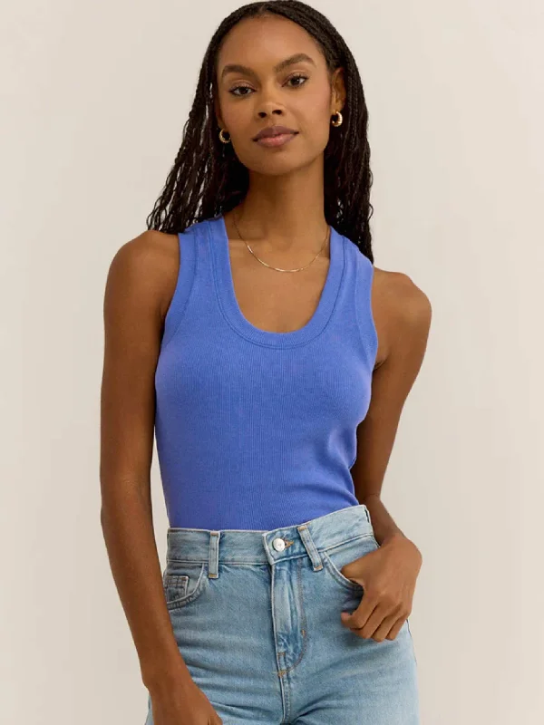 Sirena Rib Tank coral tank top