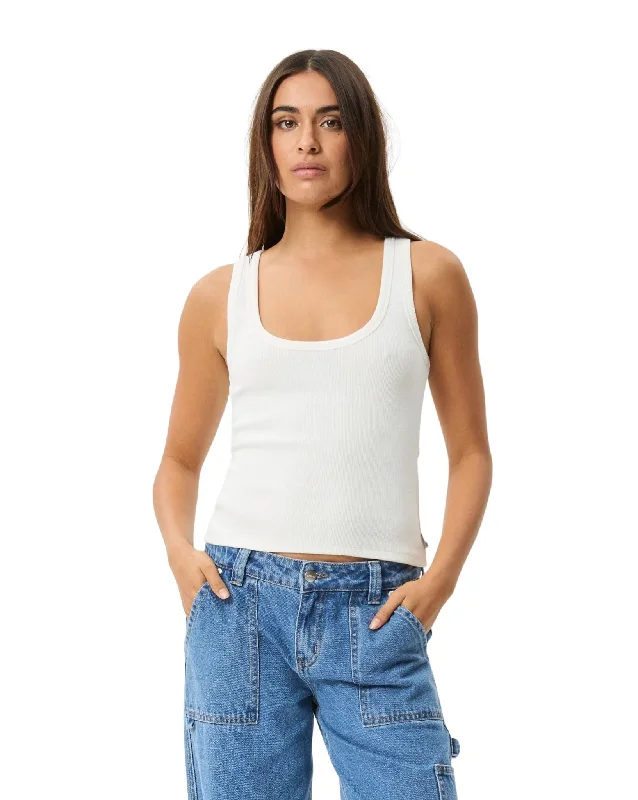 Layden Rib Singlet Tank Top basic tank top