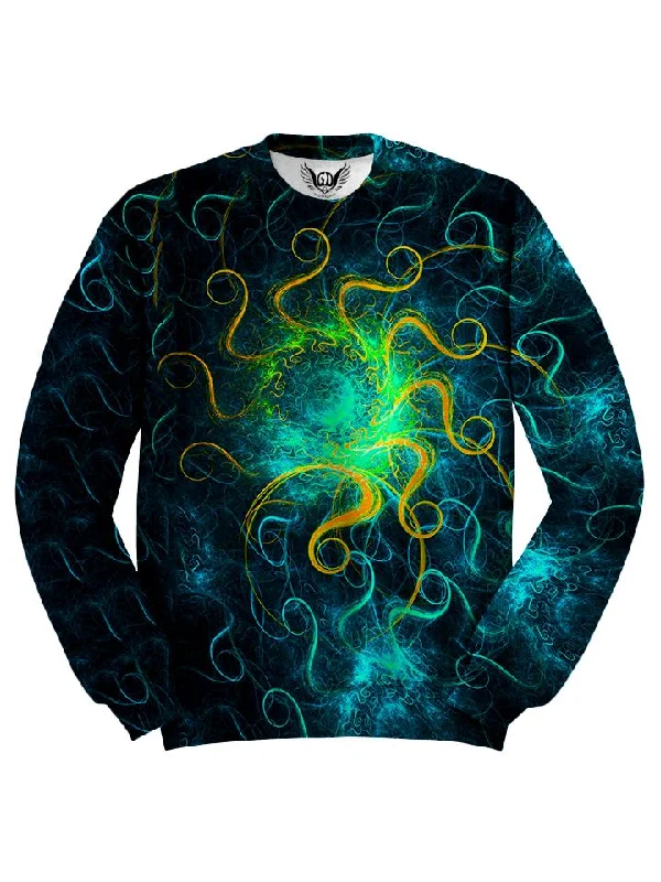 Euphoric Space Psychedelic Mandala Sweater Spandex Rayon Corduroy