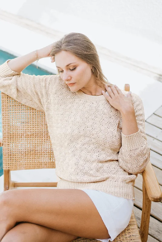 Eden Sweater Toggled Drawstring Belted